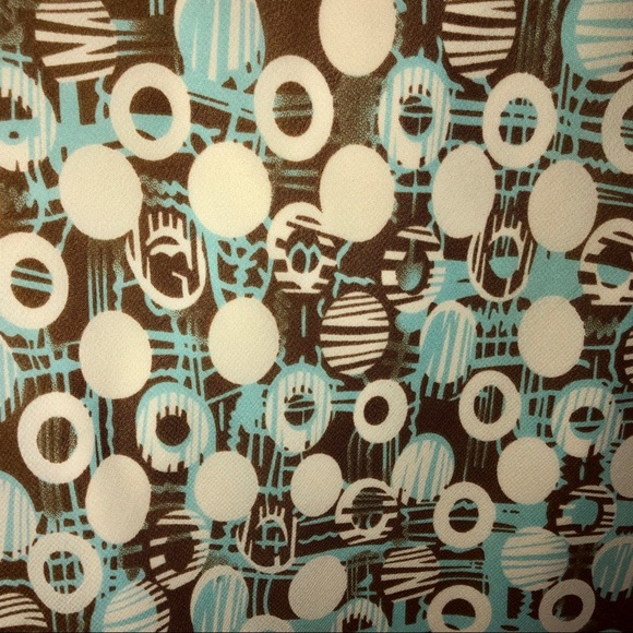 DRESS BARN—COURTNEY—BY “DRESS BARN” WOMEN’S SLEEVELESS BROWN & BLUE DRESS!! EUC. - Picture 6 of 7